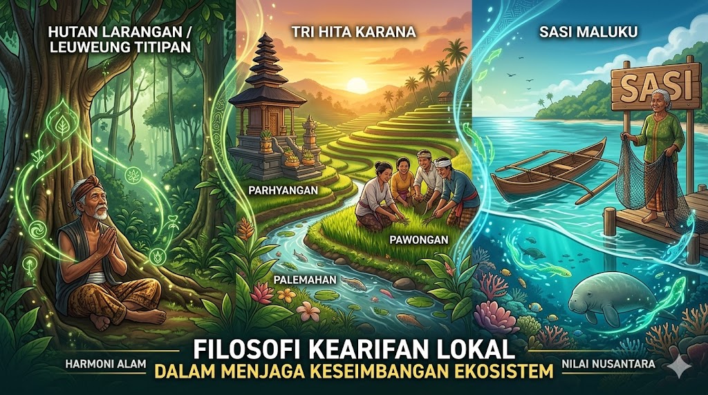 filosofi kearifan lokal dalam menjaga keseimbangan ekosistem