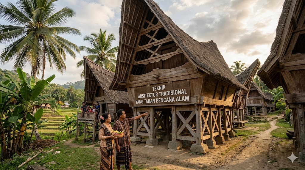 Teknik Arsitektur Tradisional yang Tahan Bencana Alam